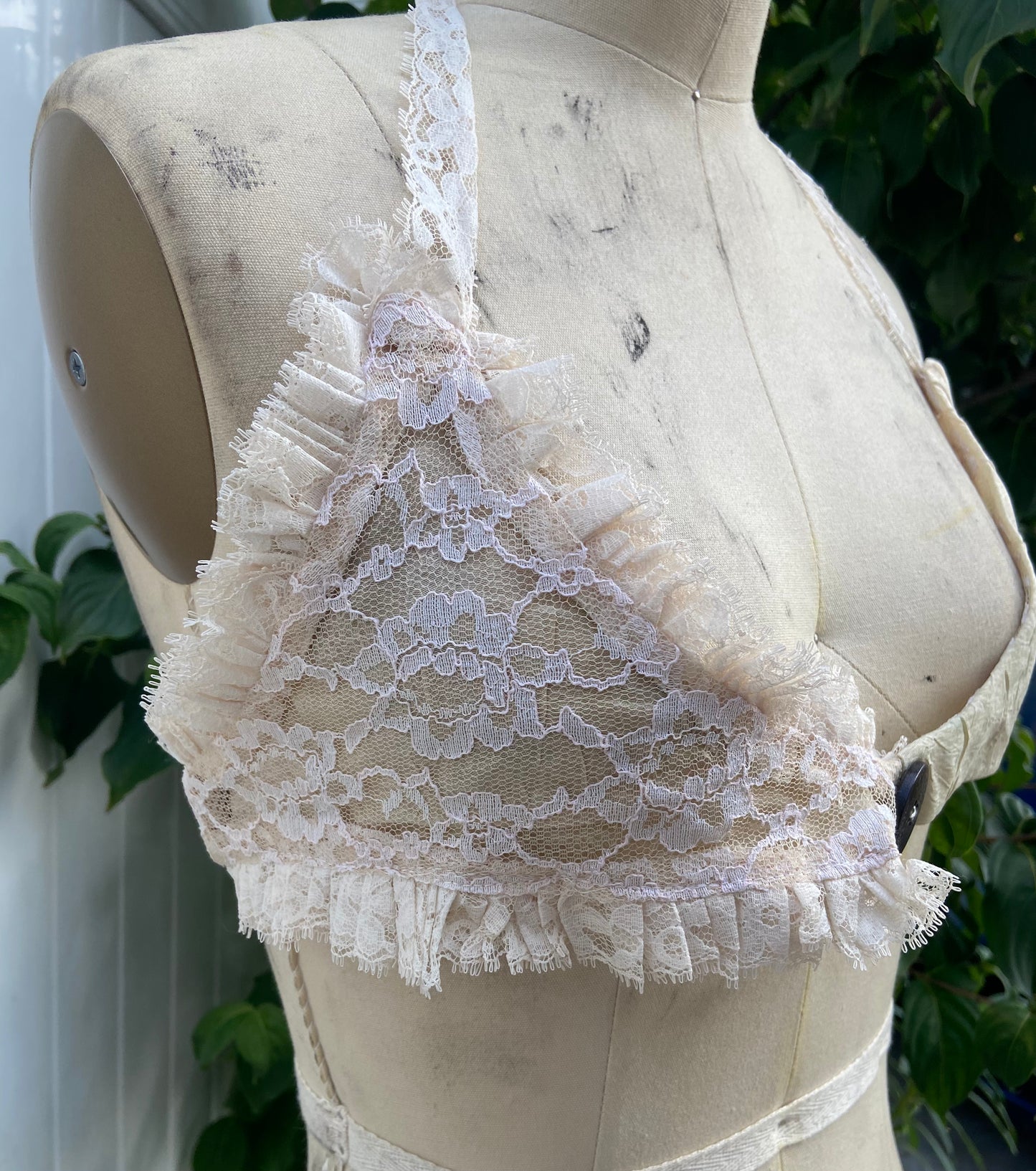 Lace Chiffon Bra